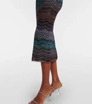 Missoni Zigzag lamé midi skirt | Thumbnail 4 Missoni Zigzag lamé midi skirt | Thumbnail 4