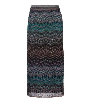 Missoni Zigzag lamé midi skirt | Thumbnail 1 Missoni Zigzag lamé midi skirt | Thumbnail 1