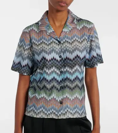 Missoni Zigzag intarsia shirt | Thumbnail 2 Missoni Zigzag intarsia shirt | Thumbnail 2