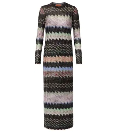 Missoni Jacquard lamé maxi dress | Thumbnail 1 Missoni Jacquard lamé maxi dress | Thumbnail 1