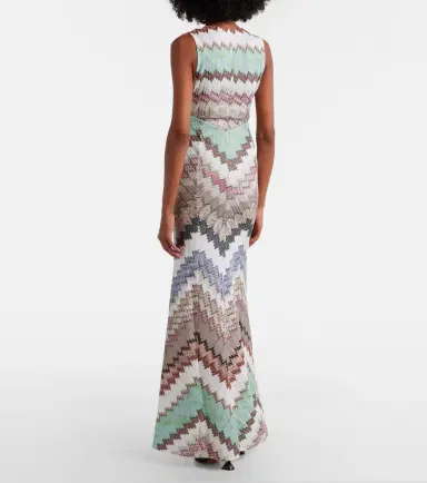 Missoni Zigzag lamé maxi dress | Thumbnail 2 Missoni Zigzag lamé maxi dress | Thumbnail 2