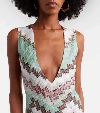 Missoni Zigzag lamé maxi dress | Thumbnail 4 Missoni Zigzag lamé maxi dress | Thumbnail 4