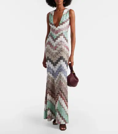 Missoni Zigzag lamé maxi dress | Thumbnail 5 Missoni Zigzag lamé maxi dress | Thumbnail 5