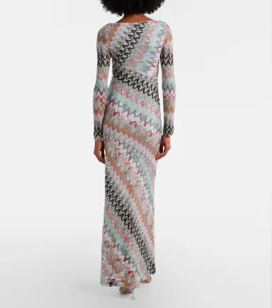 Missoni Zigzag lamé maxi dress | Thumbnail 4 Missoni Zigzag lamé maxi dress | Thumbnail 4