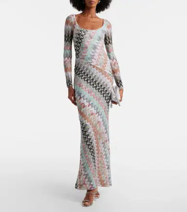 Missoni Zigzag lamé maxi dress | Thumbnail 5 Missoni Zigzag lamé maxi dress | Thumbnail 5