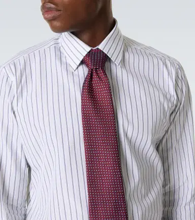 Charvet Striped cotton poplin shirt | Thumbnail 3 Charvet Striped cotton poplin shirt | Thumbnail 3