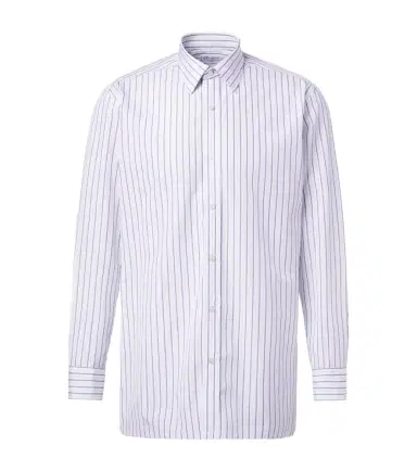 Charvet Striped cotton poplin shirt | Thumbnail 1 Charvet Striped cotton poplin shirt | Thumbnail 1