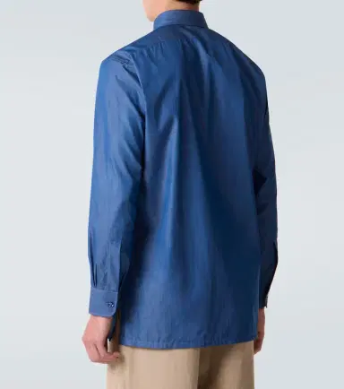 Charvet Denim shirt | Thumbnail 4 Charvet Denim shirt | Thumbnail 4