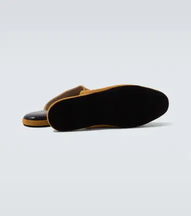 Charvet Leather-lined suede slippers | Thumbnail 6 Charvet Leather-lined suede slippers | Thumbnail 6