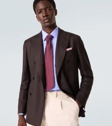 Charvet Polka-dot silk jacquard tie | Thumbnail 3 Charvet Polka-dot silk jacquard tie | Thumbnail 3