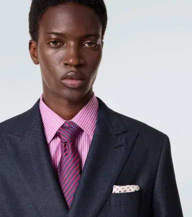 Charvet Striped silk jacquard tie | Thumbnail 3 Charvet Striped silk jacquard tie | Thumbnail 3