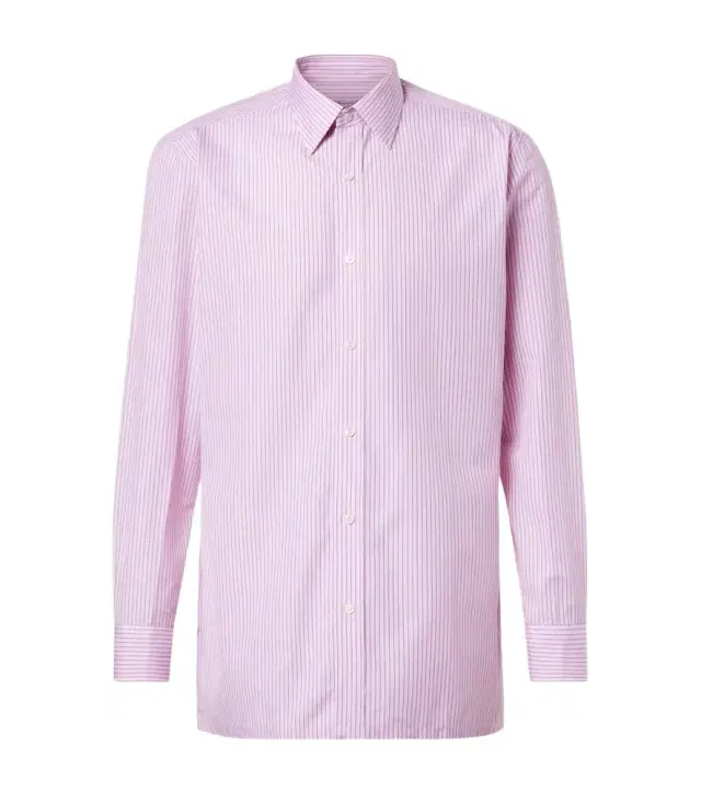 Striped cotton poplin shirt Striped cotton poplin shirt