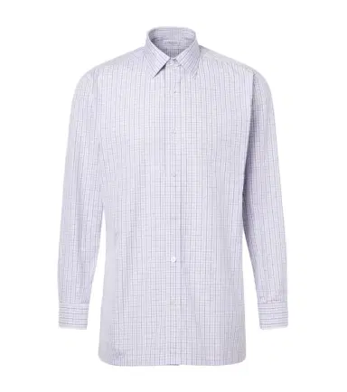 Charvet Checked cotton poplin shirt | Thumbnail 1 Charvet Checked cotton poplin shirt | Thumbnail 1