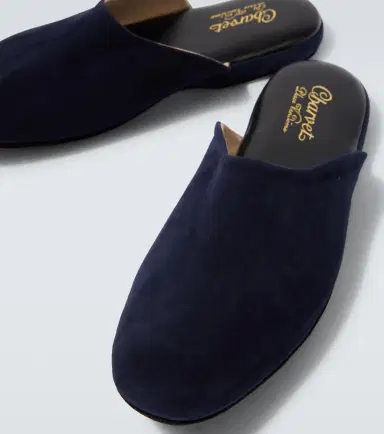 Charvet Leather-lined suede slippers | Thumbnail 2 Charvet Leather-lined suede slippers | Thumbnail 2