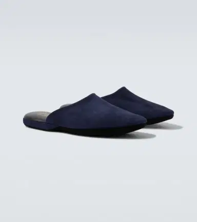 Charvet Leather-lined suede slippers | Thumbnail 7 Charvet Leather-lined suede slippers | Thumbnail 7