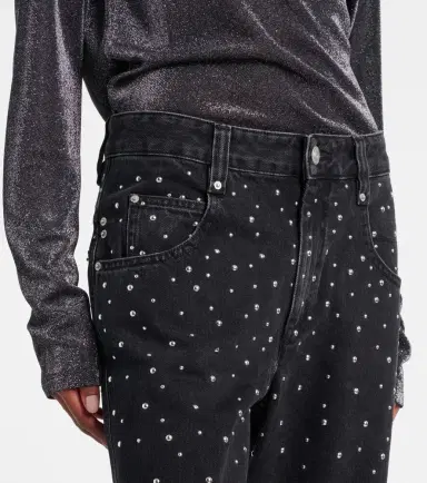 Marant Étoile Embellished straight jeans | Thumbnail 3 Marant Étoile Embellished straight jeans | Thumbnail 3