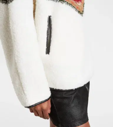 Marant Étoile Marner fleece zip-up sweater | Thumbnail 3 Marant Étoile Marner fleece zip-up sweater | Thumbnail 3