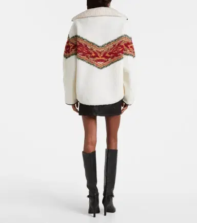 Marant Étoile Marner fleece zip-up sweater | Thumbnail 5 Marant Étoile Marner fleece zip-up sweater | Thumbnail 5