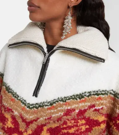 Marant Étoile Marner fleece zip-up sweater | Thumbnail 6 Marant Étoile Marner fleece zip-up sweater | Thumbnail 6