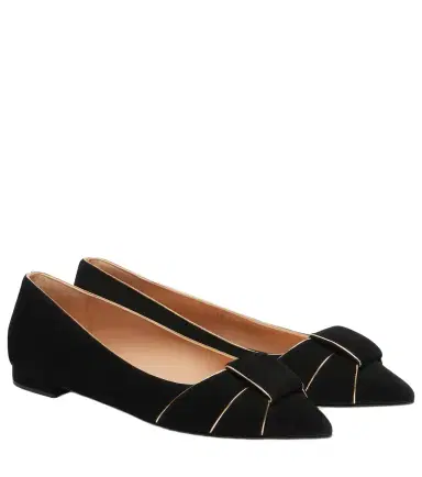 Gianvito Rossi Suede ballet flats | Thumbnail 1 Gianvito Rossi Suede ballet flats | Thumbnail 1