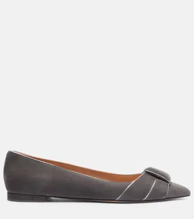 Gianvito Rossi Suede ballet flats | Thumbnail 2 Gianvito Rossi Suede ballet flats | Thumbnail 2