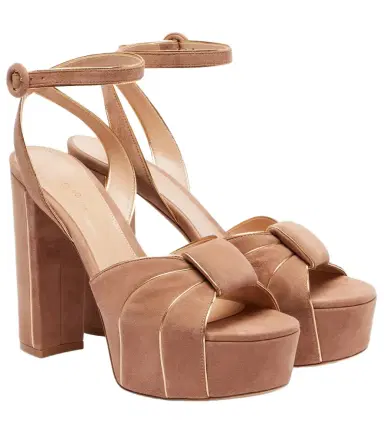 Gianvito Rossi 125 suede platform sandals | Thumbnail 1 Gianvito Rossi 125 suede platform sandals | Thumbnail 1