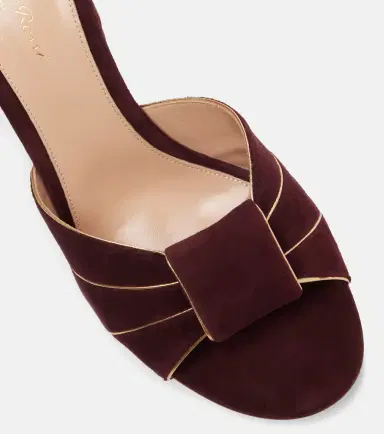 Gianvito Rossi Suede mules | Thumbnail 3 Gianvito Rossi Suede mules | Thumbnail 3