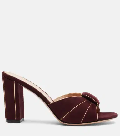 Gianvito Rossi Suede mules | Thumbnail 4 Gianvito Rossi Suede mules | Thumbnail 4