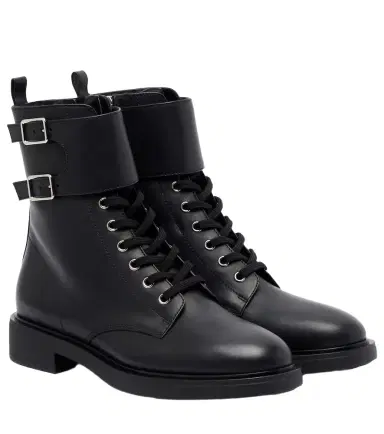 Gianvito Rossi Ripley leather combat boots | Thumbnail 1 Gianvito Rossi Ripley leather combat boots | Thumbnail 1