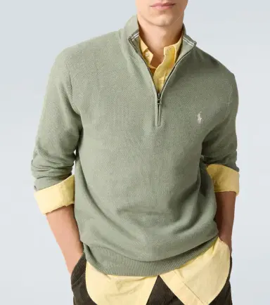 Polo Ralph Lauren Cotton half-zip sweater | Thumbnail 4 Polo Ralph Lauren Cotton half-zip sweater | Thumbnail 4