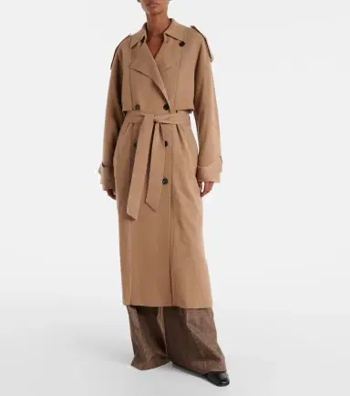Jardin des Orangers Belted wool and cashmere trench coat | Thumbnail 2 Jardin des Orangers Belted wool and cashmere trench coat | Thumbnail 2