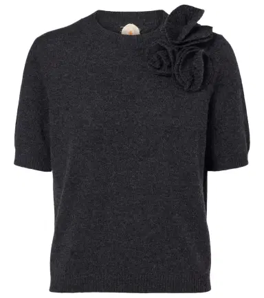 Jardin des Orangers Floral-appliqué wool and cashmere sweater | Thumbnail 1 Jardin des Orangers Floral-appliqué wool and cashmere sweater | Thumbnail 1