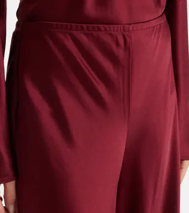 Leset Barb high-rise satin wide-leg pants | Thumbnail 2 Leset Barb high-rise satin wide-leg pants | Thumbnail 2