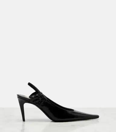 Saint Laurent Anne-Marie leather slingback pumps | Thumbnail 3 Saint Laurent Anne-Marie leather slingback pumps | Thumbnail 3