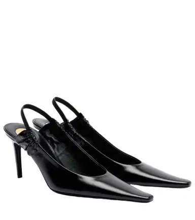Saint Laurent Anne-Marie leather slingback pumps | Thumbnail 1 Saint Laurent Anne-Marie leather slingback pumps | Thumbnail 1