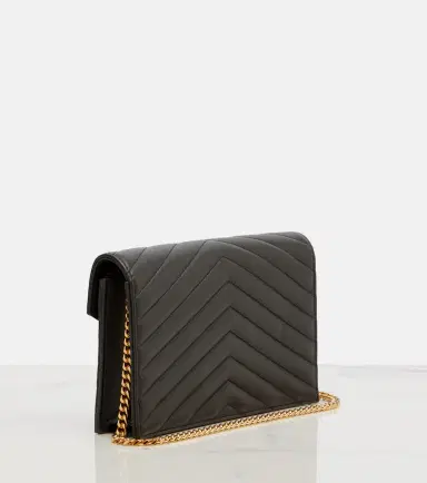 Saint Laurent Cassandre matelassé envelope leather wallet on chain | Thumbnail 2 Saint Laurent Cassandre matelassé envelope leather wallet on chain | Thumbnail 2