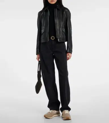 Veronica Beard Valentina suede-trimmed leather sneakers | Thumbnail 5 Veronica Beard Valentina suede-trimmed leather sneakers | Thumbnail 5