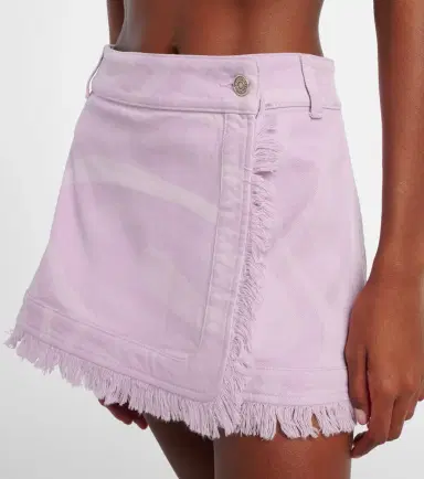Pucci Marmo distressed denim miniskirt | Thumbnail 4 Pucci Marmo distressed denim miniskirt | Thumbnail 4