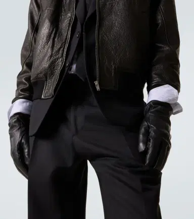 Saint Laurent Leather bomber jacket | Thumbnail 2 Saint Laurent Leather bomber jacket | Thumbnail 2