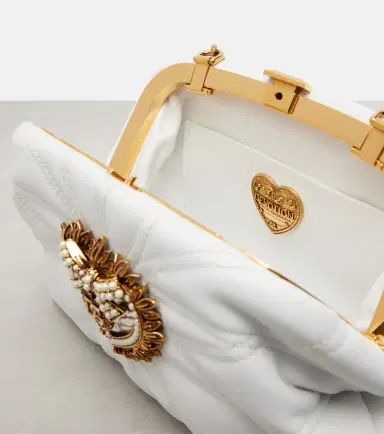 Dolce & Gabbana Devotion Small embellished leather clutch | Thumbnail 4 Dolce & Gabbana Devotion Small embellished leather clutch | Thumbnail 4
