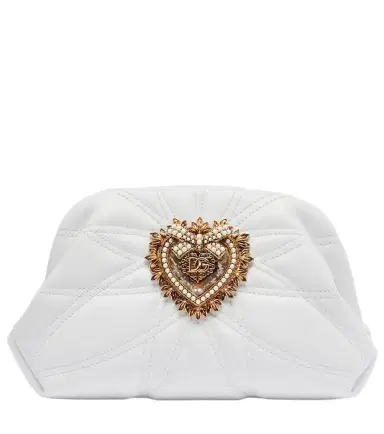 Dolce & Gabbana Devotion Small embellished leather clutch | Thumbnail 1 Dolce & Gabbana Devotion Small embellished leather clutch | Thumbnail 1