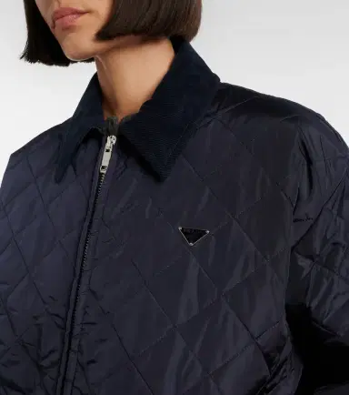 Prada Re-Nylon quilted jacket | Thumbnail 3 Prada Re-Nylon quilted jacket | Thumbnail 3