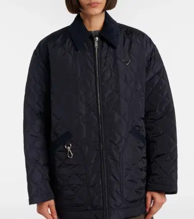 Prada Re-Nylon quilted jacket | Thumbnail 4 Prada Re-Nylon quilted jacket | Thumbnail 4