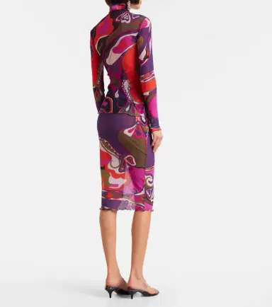 PUCCI Orchidee tulle top | Thumbnail 2 PUCCI Orchidee tulle top | Thumbnail 2