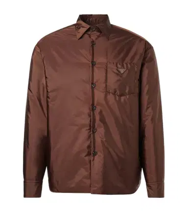 Prada Re-Nylon logo shirt | Thumbnail 1 Prada Re-Nylon logo shirt | Thumbnail 1