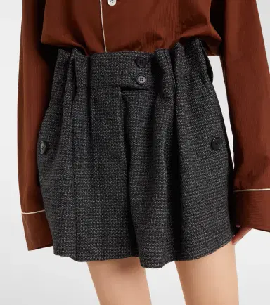 Prada Herringbone virgin wool miniskirt | Thumbnail 3 Prada Herringbone virgin wool miniskirt | Thumbnail 3