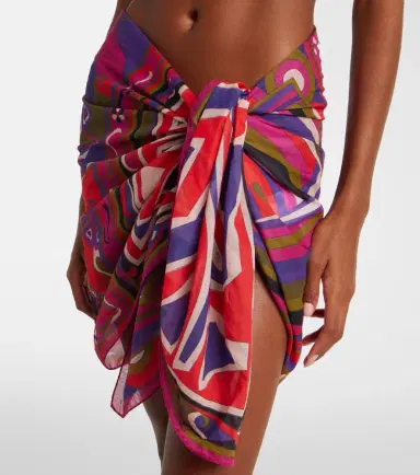 Pucci Orchidee cotton beach cover-up | Thumbnail 2 Pucci Orchidee cotton beach cover-up | Thumbnail 2