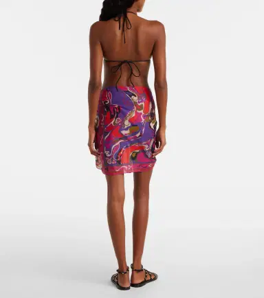Pucci Orchidee cotton beach cover-up | Thumbnail 3 Pucci Orchidee cotton beach cover-up | Thumbnail 3