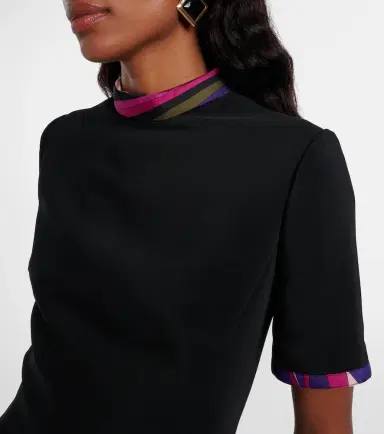 Pucci Printed silk-trimmed cady minidress | Thumbnail 5 Pucci Printed silk-trimmed cady minidress | Thumbnail 5