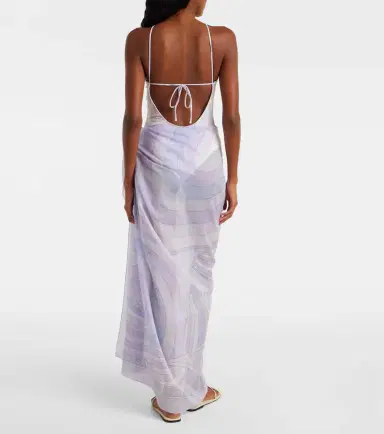 Pucci Iride cotton beach cover-up | Thumbnail 3 Pucci Iride cotton beach cover-up | Thumbnail 3